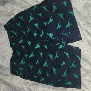 Baby gap 5t navy blue with Kelly green dinosaurs
